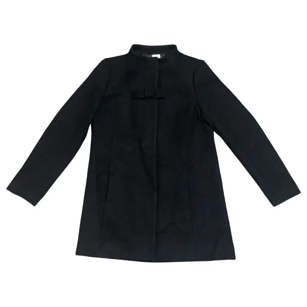 J. Crew Bow Coat Minimalist Chic Old Money NWT